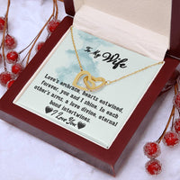 Load image into Gallery viewer, To My Wife- Hearts Entwined- Love Necklace
