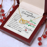 Load image into Gallery viewer, To My Amazing Daughter- Love, Hearts, Home- Necklace
