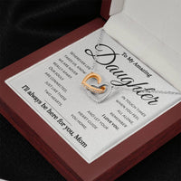 Load image into Gallery viewer, To My Amazing Daughter- Souls Connected- Necklace-Mom
