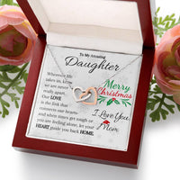 Load image into Gallery viewer, To My Amazing Daughter- Love, Hearts, Home- Necklace
