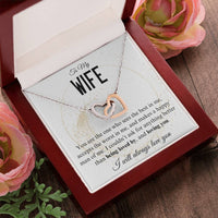 Load image into Gallery viewer, To My Wife- Loving and being Loved by- Heart Necklace
