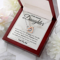 Load image into Gallery viewer, To My Amazing Daughter- You Are Loved- Necklace

