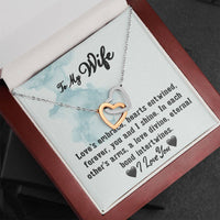 Load image into Gallery viewer, To My Wife- Hearts Entwined- Love Necklace
