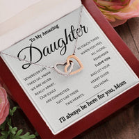 Load image into Gallery viewer, To My Amazing Daughter- Souls Connected- Necklace-Mom
