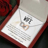 Load image into Gallery viewer, To My Wife- Loving and being Loved by- Heart Necklace
