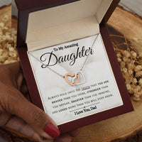 Load image into Gallery viewer, To My Amazing Daughter- You Are Loved- Necklace
