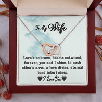 Load image into Gallery viewer, To My Wife- Hearts Entwined- Love Necklace
