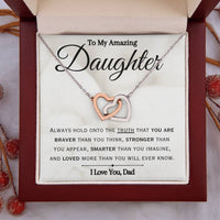 Load image into Gallery viewer, To My Amazing Daughter- You Are Loved- Necklace

