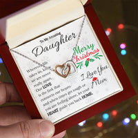 Load image into Gallery viewer, To My Amazing Daughter- Love, Hearts, Home- Necklace
