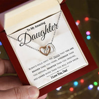 Load image into Gallery viewer, To My Amazing Daughter- You Are Loved- Necklace
