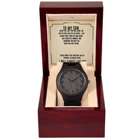Load image into Gallery viewer, Wooden Watch For son+ MC (NO ENGRAVING)
