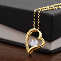 Load image into Gallery viewer, Forever Love Heart Necklace For Wife (No MC)
