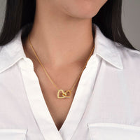 Load image into Gallery viewer, Interlocking Hearts Necklace For Daughter (No MC)
