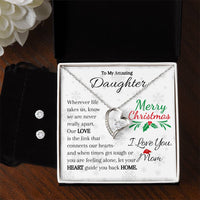 Load image into Gallery viewer, Amazing Daughter- Love, Heart, Home- Necklace and Earrings
