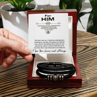 Load image into Gallery viewer, Love You Forever Bracelet For Husband
