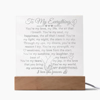 Load image into Gallery viewer, To My Everything- I Love You Forever- Engraved Plaque
