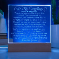 Load image into Gallery viewer, To My Everything- I Love You Forever- Engraved Plaque
