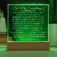 Load image into Gallery viewer, To My Everything- I Love You Forever- Engraved Plaque
