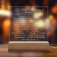 Load image into Gallery viewer, To My Everything- I Love You Forever- Engraved Plaque
