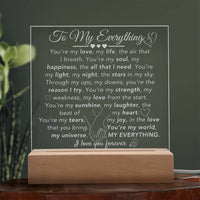 Load image into Gallery viewer, To My Everything- I Love You Forever- Engraved Plaque
