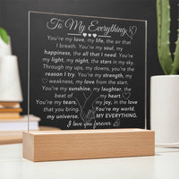 Load image into Gallery viewer, To My Everything- I Love You Forever- Engraved Plaque
