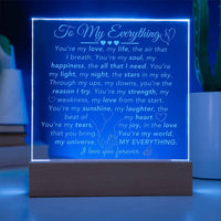 Load image into Gallery viewer, To My Everything- I Love You Forever- Engraved Plaque

