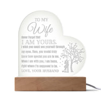 Load image into Gallery viewer, To My Wife- I Am Yours- Engraved Acrylic
