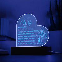 Load image into Gallery viewer, To My Wife- I Am Yours- Engraved Acrylic
