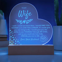 Load image into Gallery viewer, To My Wife- Love You Longer- Engraved Plaque
