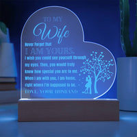 Load image into Gallery viewer, To My Wife- I Am Yours- Engraved Acrylic
