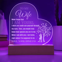 Load image into Gallery viewer, To My Wife- I Am Yours- Engraved Acrylic
