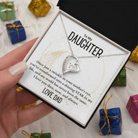 Load image into Gallery viewer, To My Daughter- My Shining Star- Heart Necklace
