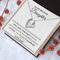 Load image into Gallery viewer, To My Beloved Daughter- My Heart- Necklace
