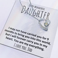 Load image into Gallery viewer, To My Wonderful Daughter- My Everything- Necklace

