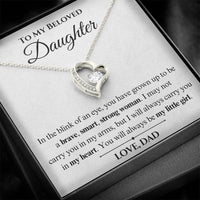 Load image into Gallery viewer, To My Beloved Daughter- My Heart- Necklace
