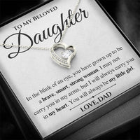 Load image into Gallery viewer, To My Daughter- My Heart-Forever Love Necklace
