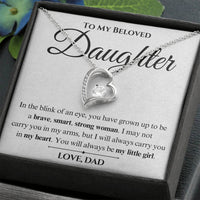 Load image into Gallery viewer, To My Daughter- My Heart-Forever Love Necklace
