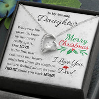 Load image into Gallery viewer, To My Amazing Daughter-Heart and Home - Necklace
