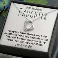 Load image into Gallery viewer, To My Wonderful Daughter- My Everything- Necklace
