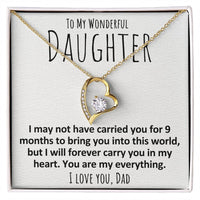 Load image into Gallery viewer, To My Wonderful Daughter- My Everything- Necklace
