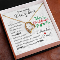 Load image into Gallery viewer, To My Amazing Daughter-Heart and Home - Necklace
