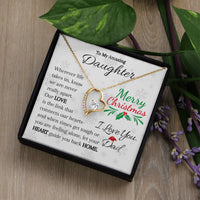 Load image into Gallery viewer, To My Amazing Daughter-Heart and Home - Necklace
