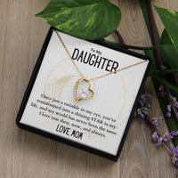 Load image into Gallery viewer, To My Daughter- Shining Star- Heart Necklace
