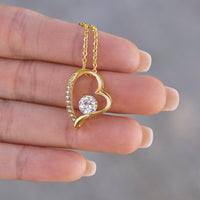 Load image into Gallery viewer, To My Wife - Having You Is What I Live For - Forever Love Heart Necklace

