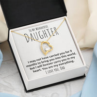 Load image into Gallery viewer, To My Wonderful Daughter- My Everything- Necklace
