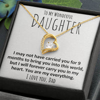 Load image into Gallery viewer, To My Wonderful Daughter- My Everything- Necklace
