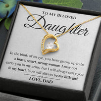 Load image into Gallery viewer, To My Daughter- My Heart-Forever Love Necklace
