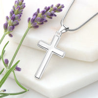 Load image into Gallery viewer, To My Beautiful Wife- I Can&#39;t Live Without You- Cross Necklace
