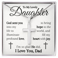 Load image into Gallery viewer, God Sent You- Profound Love- Cross Necklace
