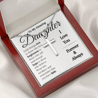 Load image into Gallery viewer, To My Amazing Daughter-Faith- Cross Necklace
